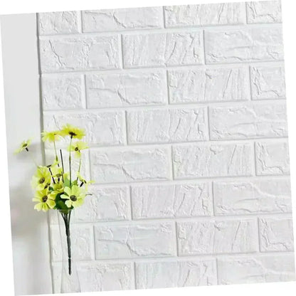 3D cushioning form wall panels brick