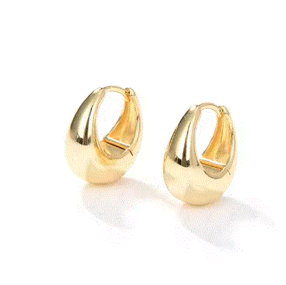 Women's Chunky Dome Earring